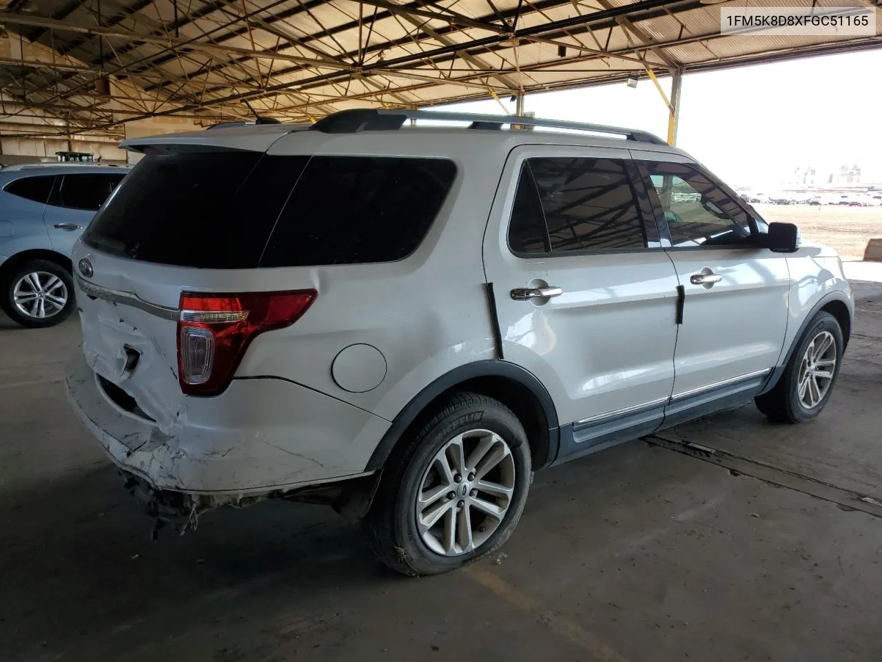 1FM5K8D8XFGC51165 2015 Ford Explorer Xlt