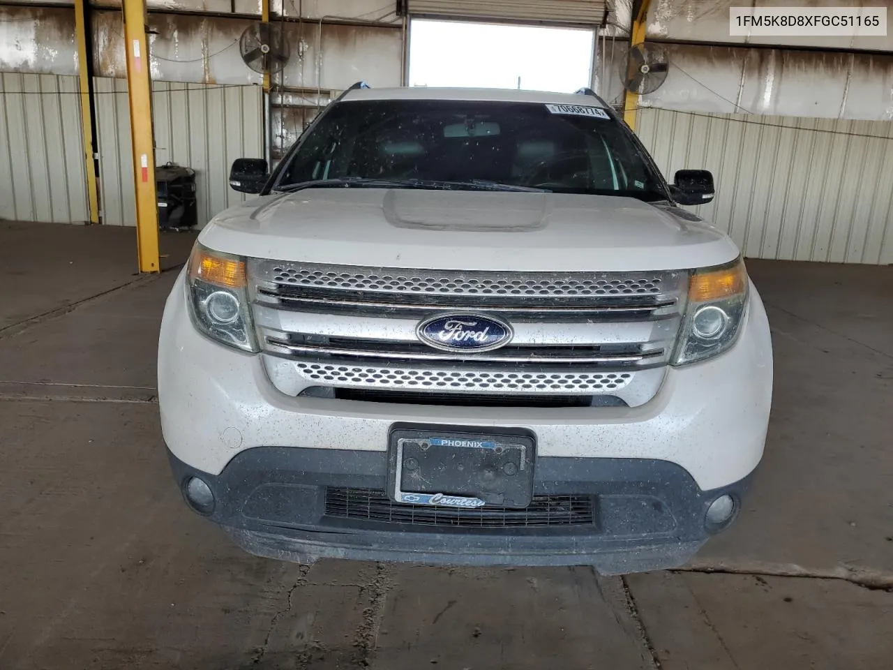 1FM5K8D8XFGC51165 2015 Ford Explorer Xlt