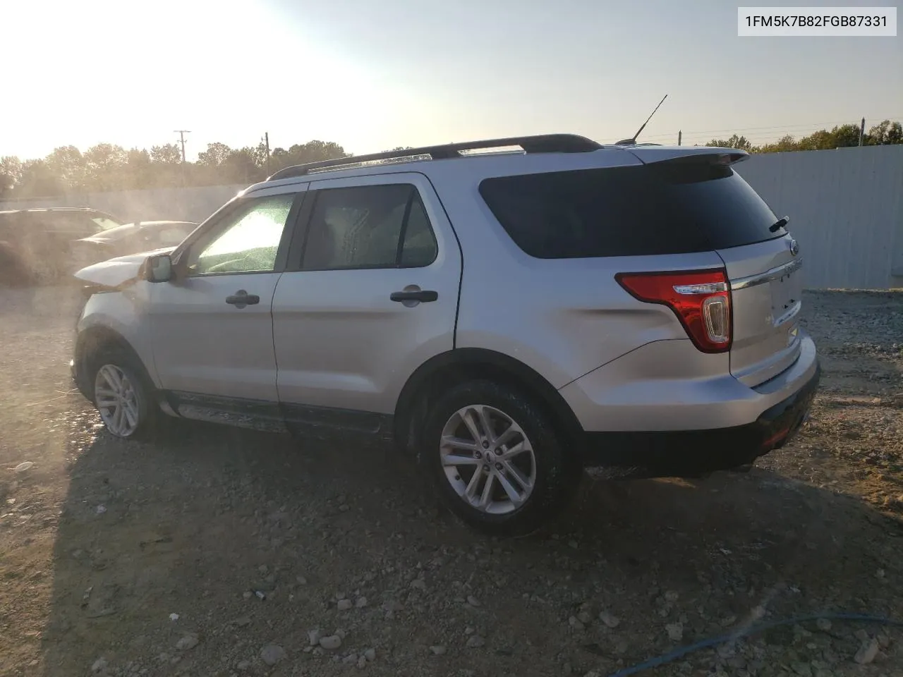 2015 Ford Explorer VIN: 1FM5K7B82FGB87331 Lot: 70754864