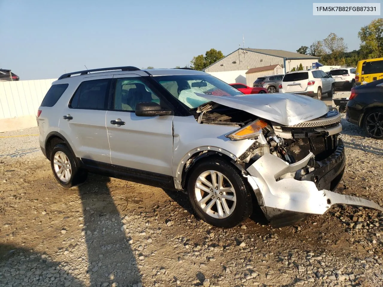 2015 Ford Explorer VIN: 1FM5K7B82FGB87331 Lot: 70754864