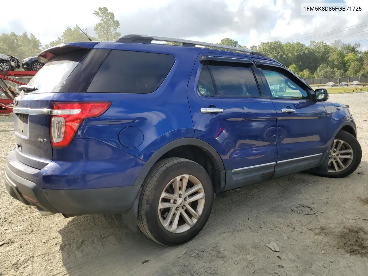 2015 Ford Explorer Xlt VIN: 1FM5K8D85FGB71725 Lot: 70955884