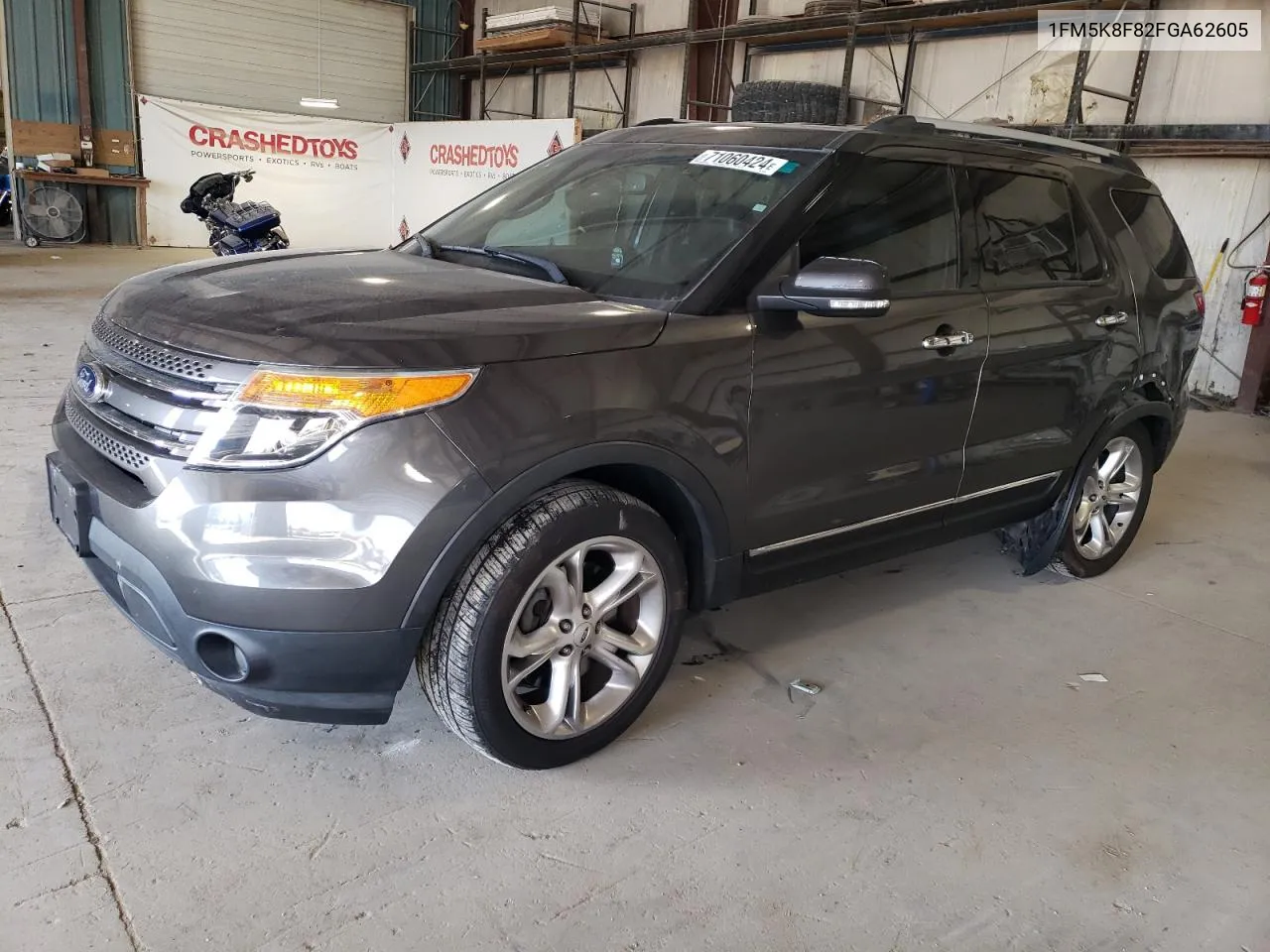 2015 Ford Explorer Limited VIN: 1FM5K8F82FGA62605 Lot: 71060424