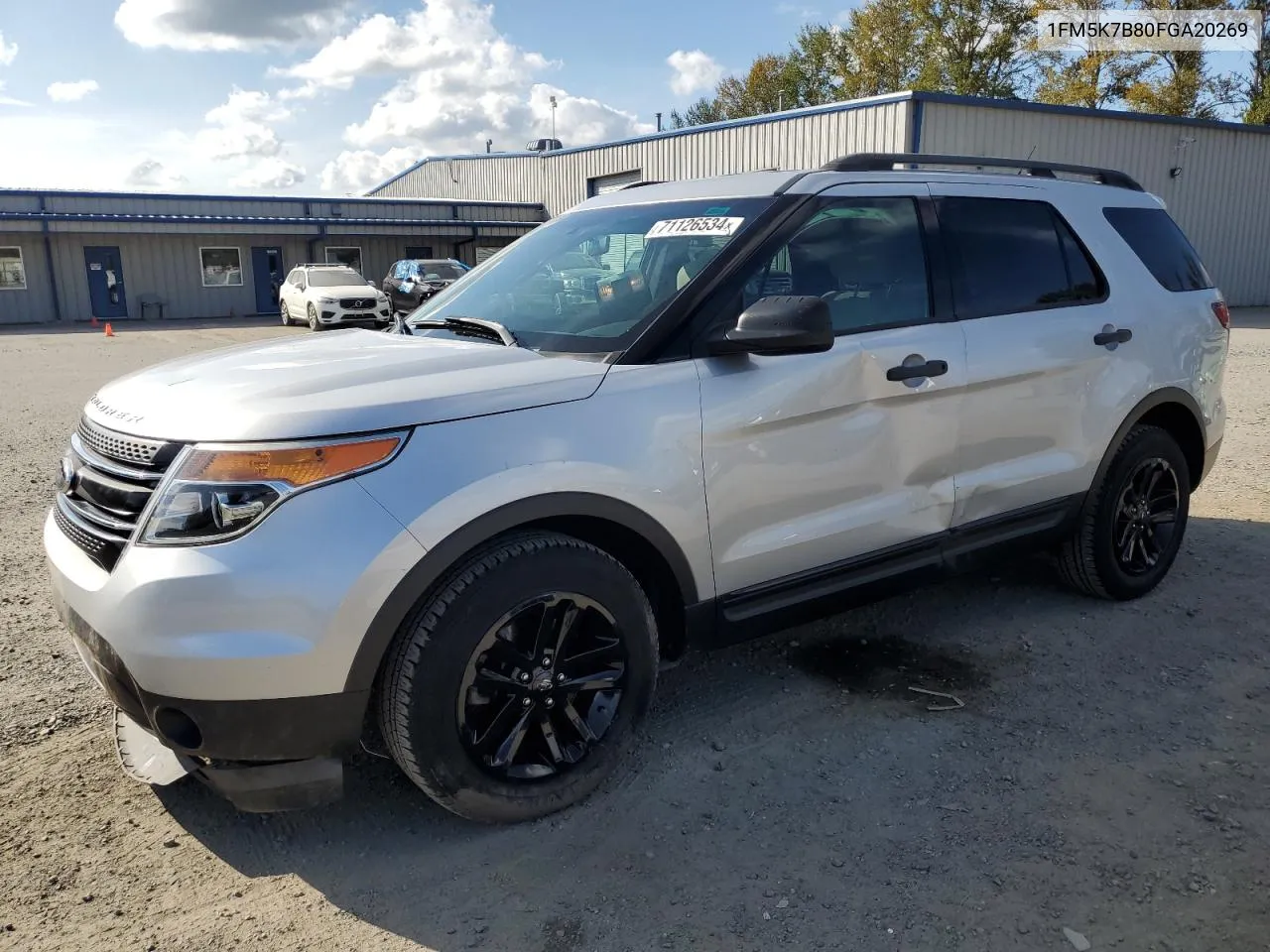 2015 Ford Explorer VIN: 1FM5K7B80FGA20269 Lot: 71126534