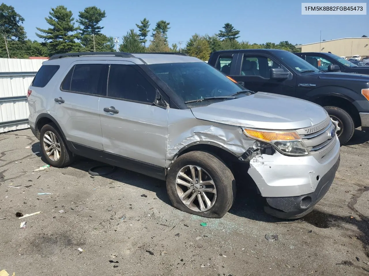 2015 Ford Explorer VIN: 1FM5K8B82FGB45473 Lot: 71198654