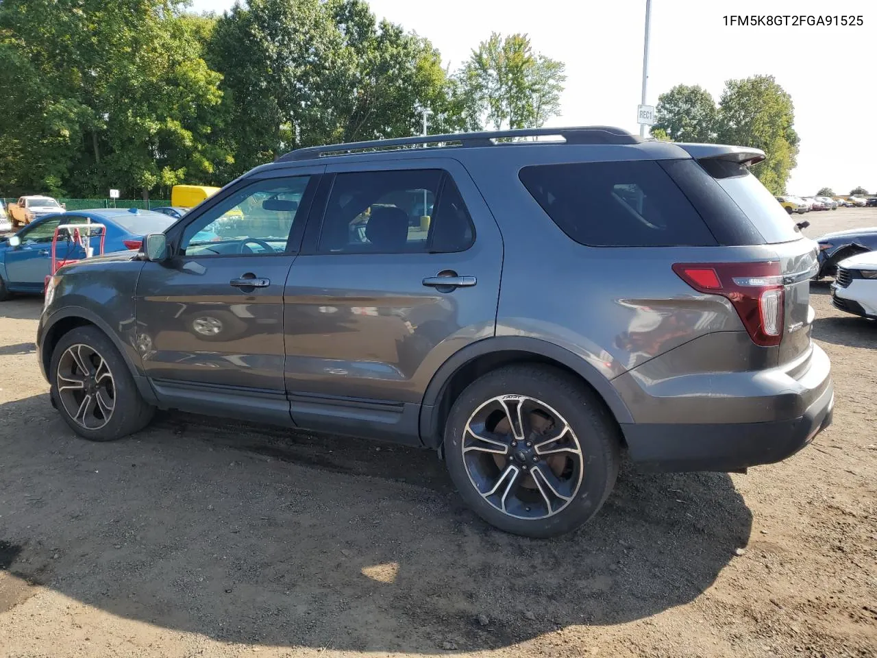 2015 Ford Explorer Sport VIN: 1FM5K8GT2FGA91525 Lot: 71338374