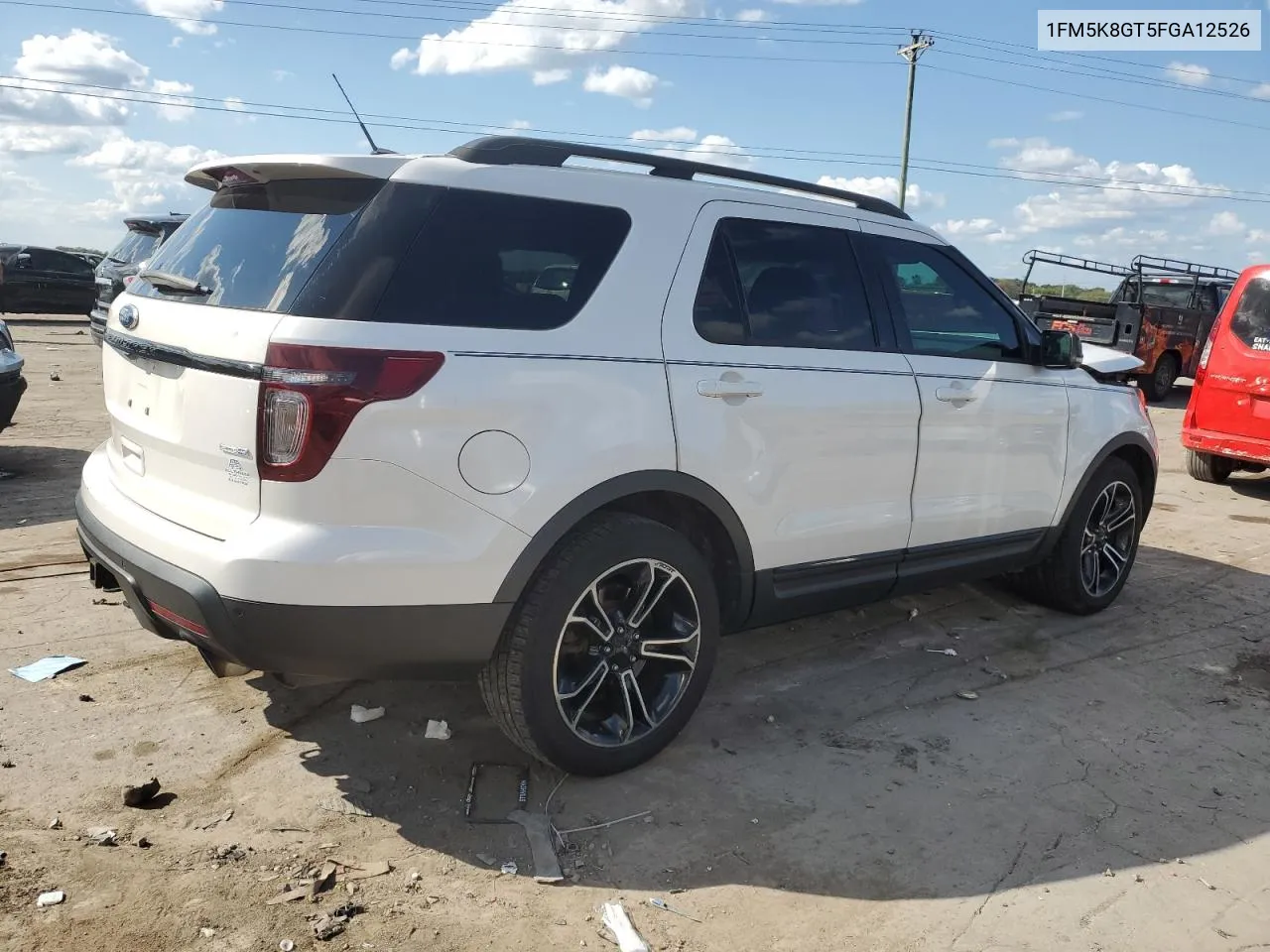 2015 Ford Explorer Sport VIN: 1FM5K8GT5FGA12526 Lot: 71401524