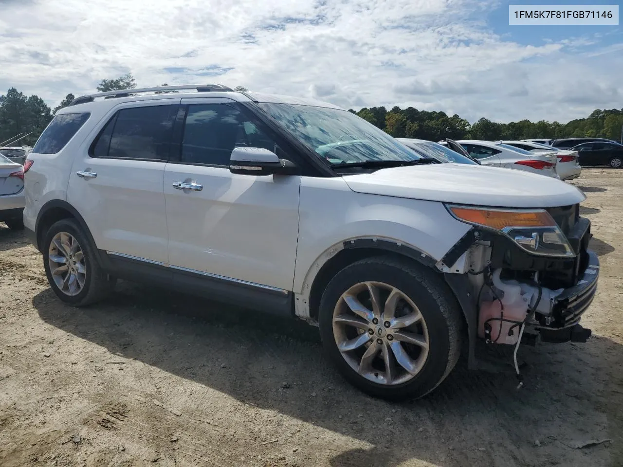 1FM5K7F81FGB71146 2015 Ford Explorer Limited