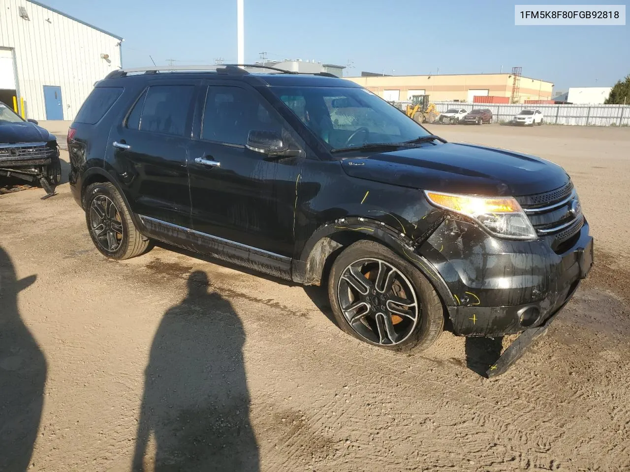 2015 Ford Explorer Limited VIN: 1FM5K8F80FGB92818 Lot: 71461664