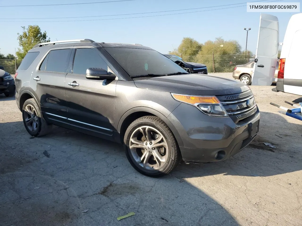 2015 Ford Explorer Limited VIN: 1FM5K8F80FGC69879 Lot: 71787124