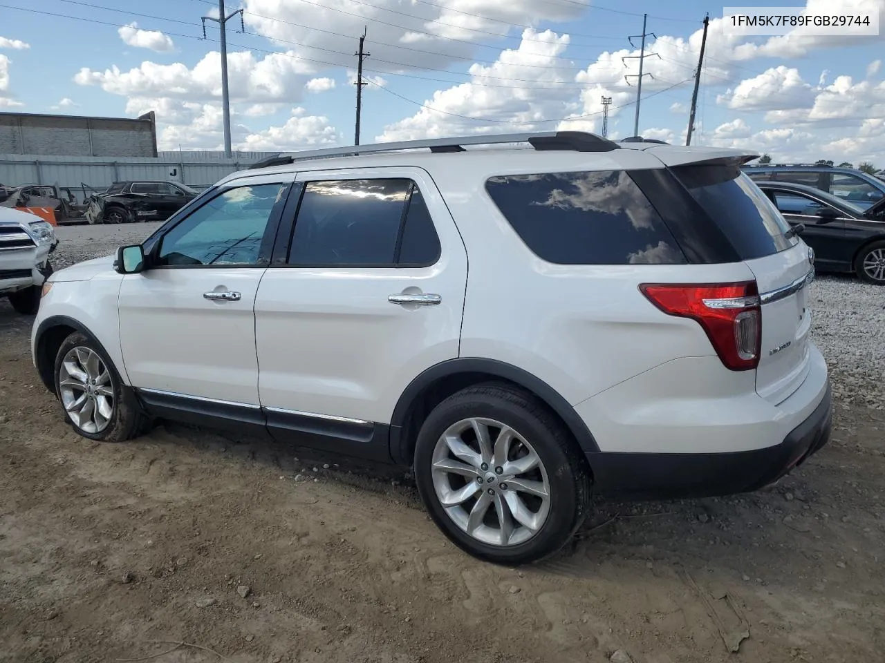 1FM5K7F89FGB29744 2015 Ford Explorer Limited