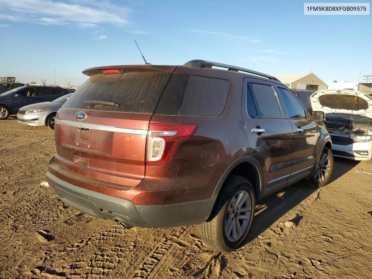 2015 Ford Explorer Xlt VIN: 1FM5K8D8XFGB09575 Lot: 71805664