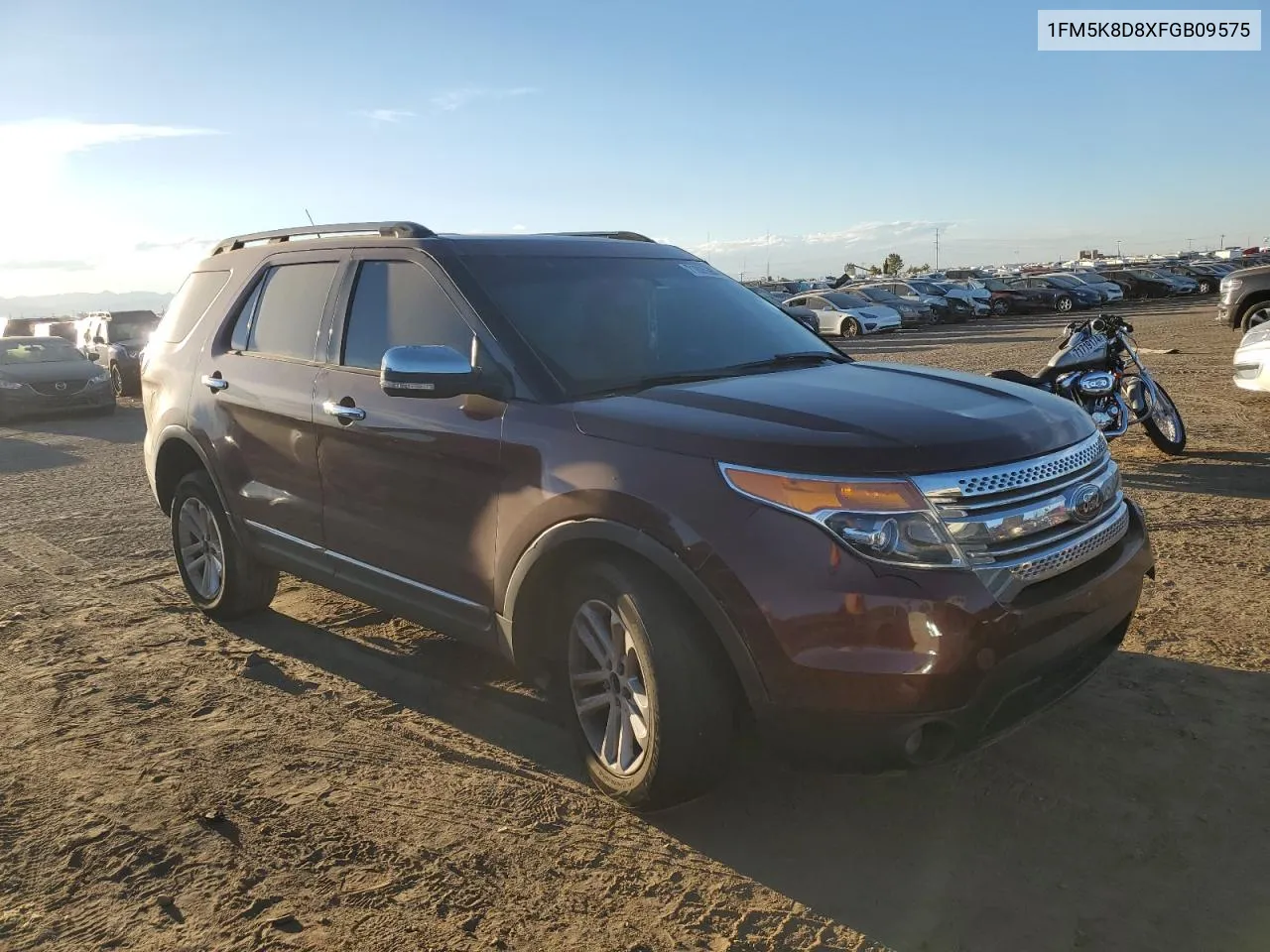 2015 Ford Explorer Xlt VIN: 1FM5K8D8XFGB09575 Lot: 71805664