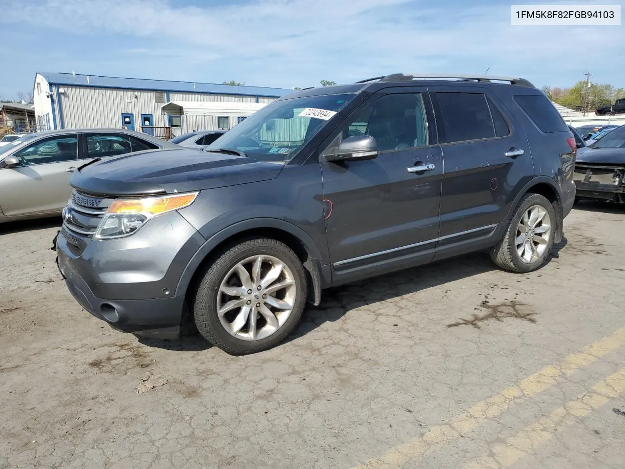 2015 Ford Explorer Limited VIN: 1FM5K8F82FGB94103 Lot: 72243894