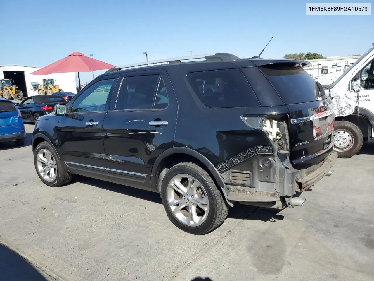 2015 Ford Explorer Limited VIN: 1FM5K8F89FGA10579 Lot: 72251654