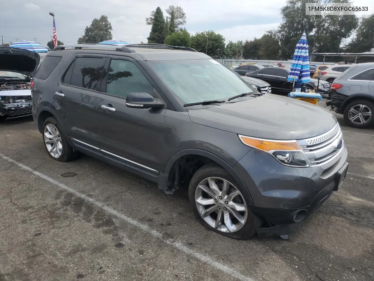 1FM5K8D8XFGC65633 2015 Ford Explorer Xlt