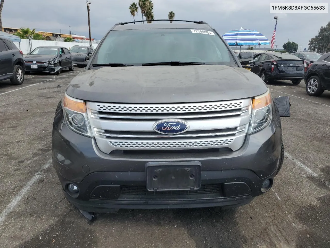 1FM5K8D8XFGC65633 2015 Ford Explorer Xlt