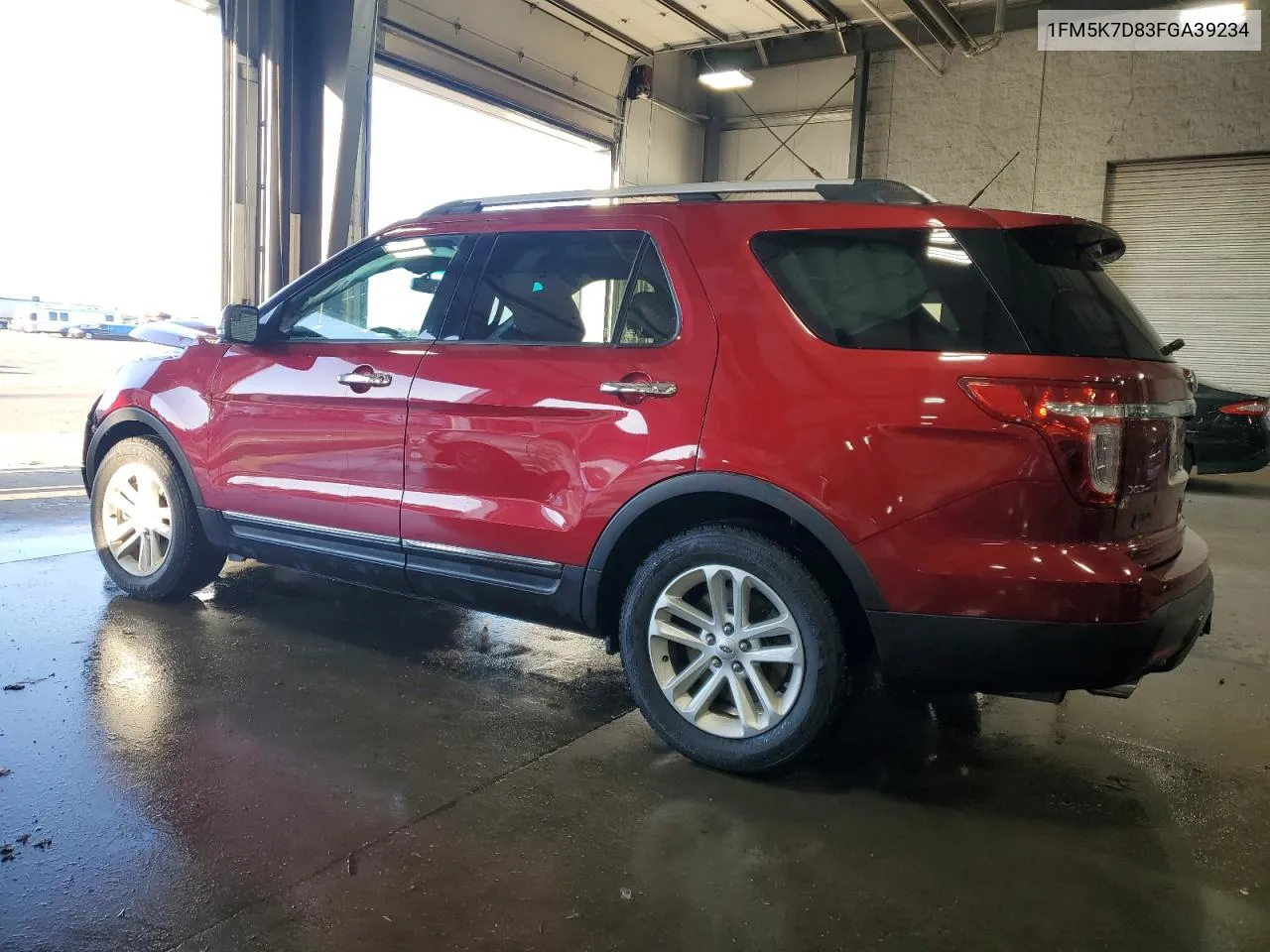 2015 Ford Explorer Xlt VIN: 1FM5K7D83FGA39234 Lot: 72537274