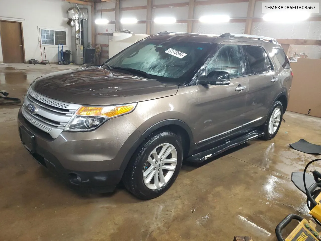 2015 Ford Explorer Xlt VIN: 1FM5K8D86FGB08567 Lot: 72773554