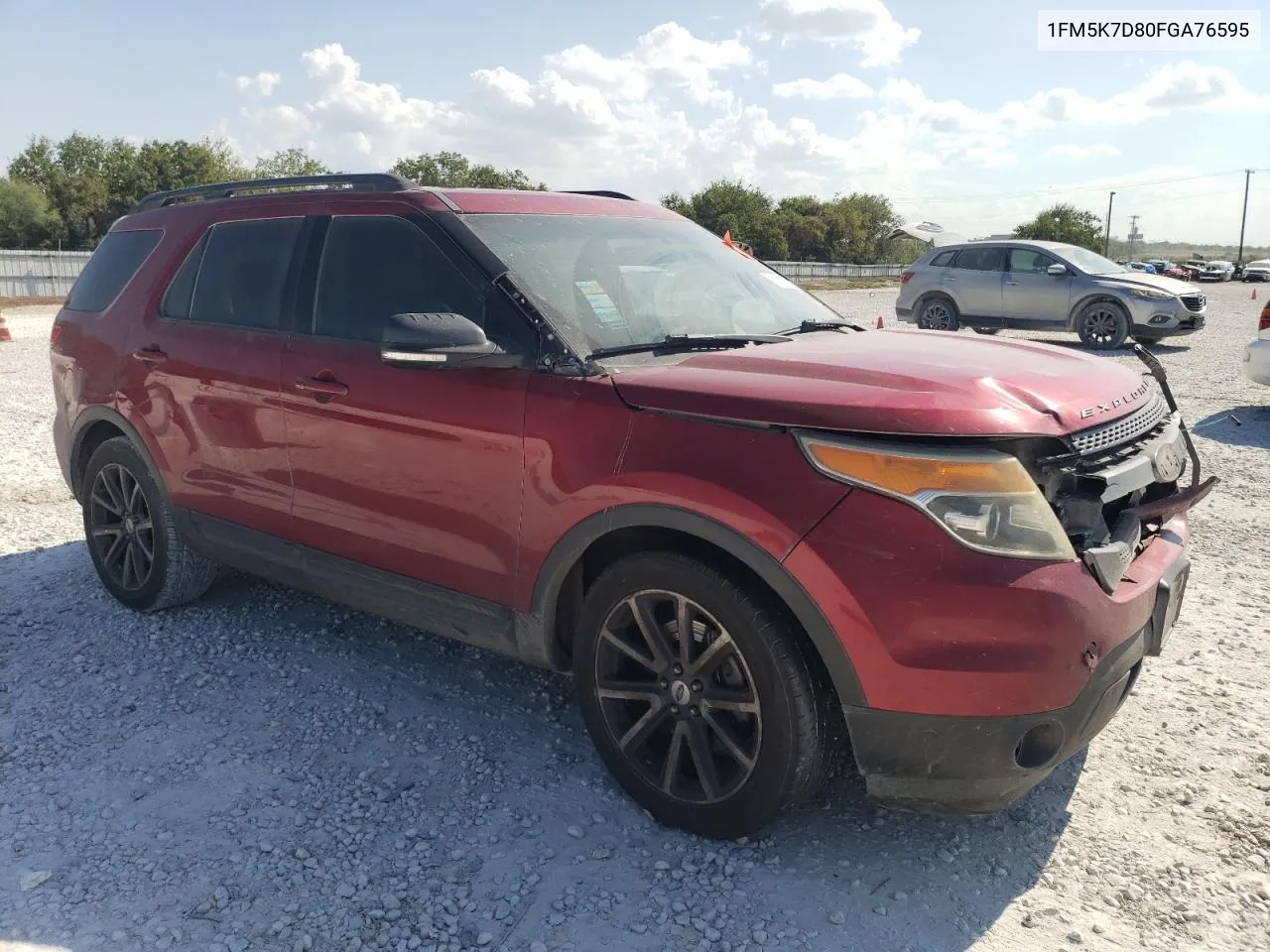 2015 Ford Explorer Xlt VIN: 1FM5K7D80FGA76595 Lot: 73041804