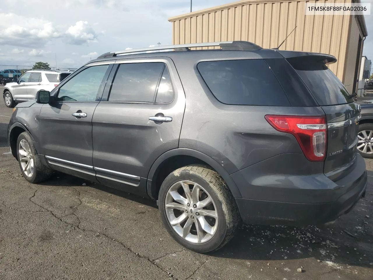 2015 Ford Explorer Limited VIN: 1FM5K8F88FGA02036 Lot: 73098844