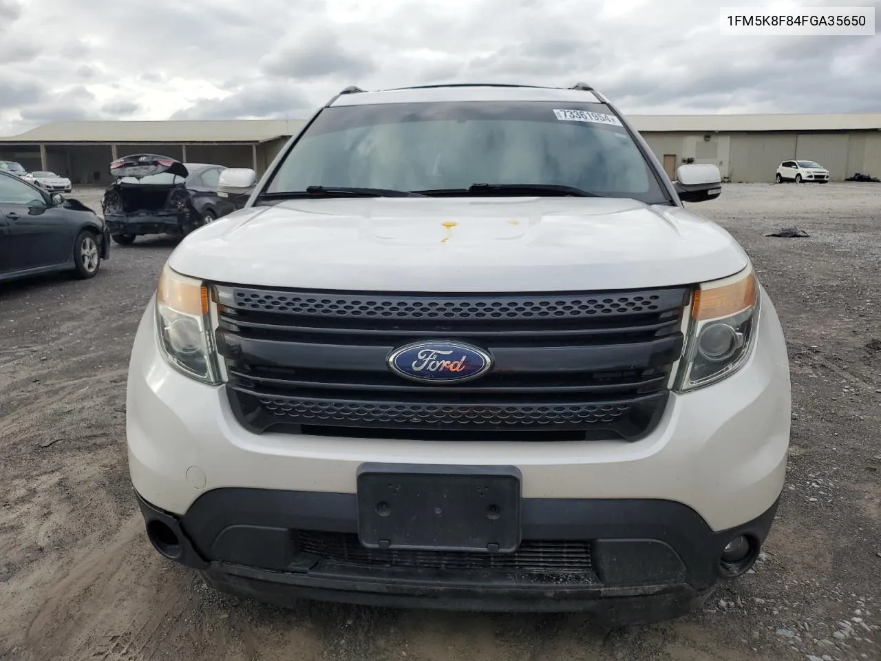 2015 Ford Explorer Limited VIN: 1FM5K8F84FGA35650 Lot: 73361954