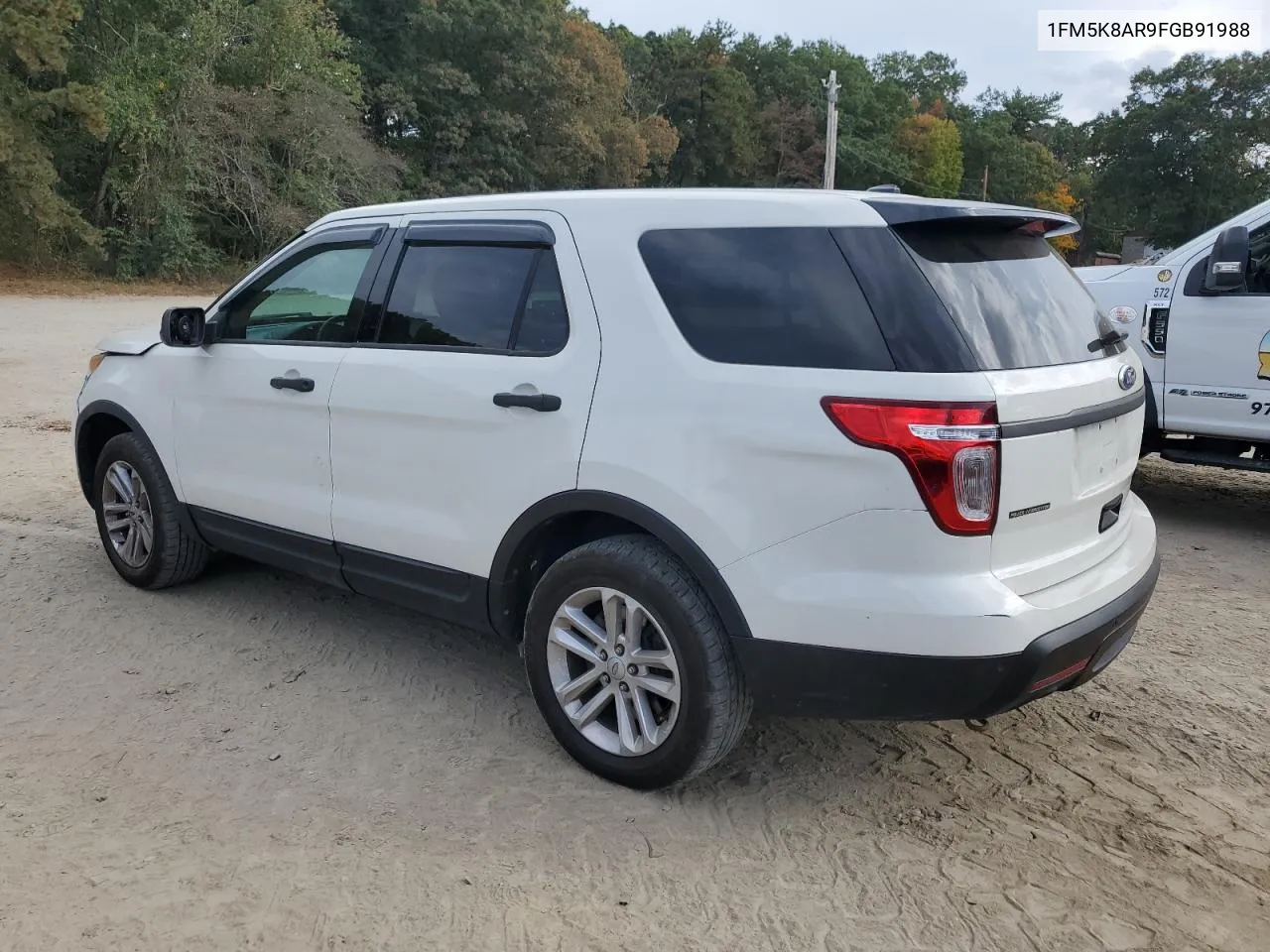 2015 Ford Explorer Police Interceptor VIN: 1FM5K8AR9FGB91988 Lot: 73655314