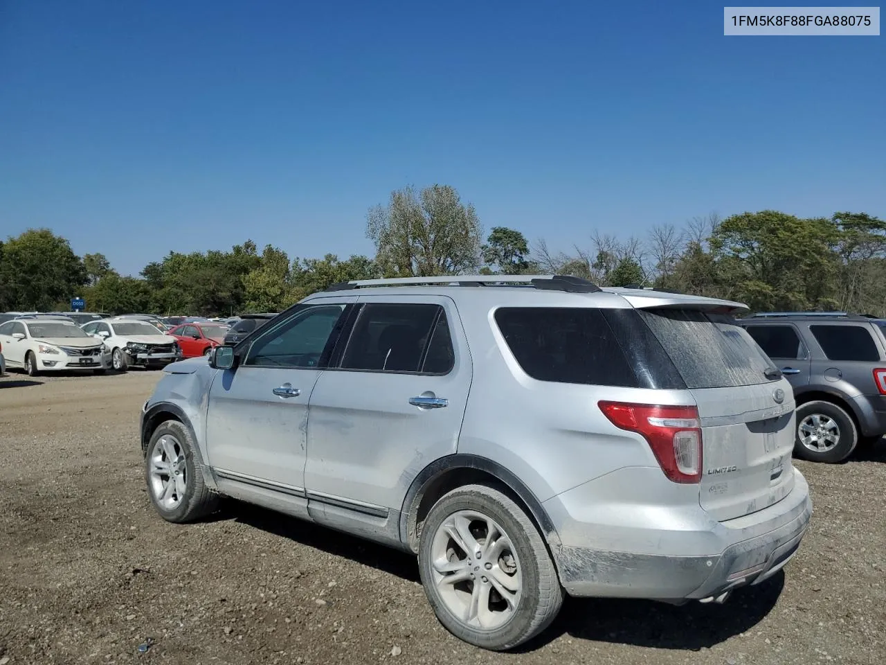 2015 Ford Explorer Limited VIN: 1FM5K8F88FGA88075 Lot: 73685064