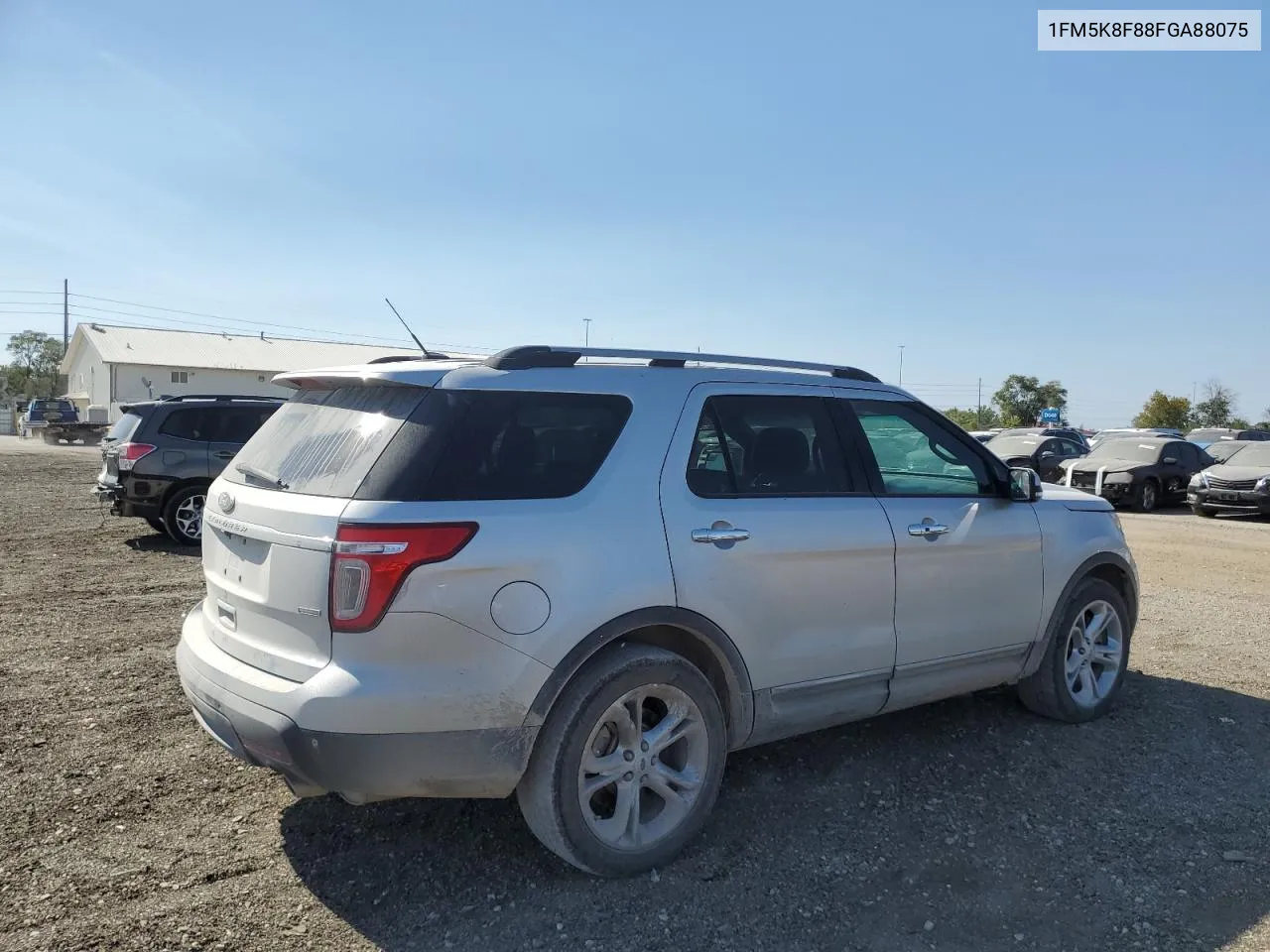 1FM5K8F88FGA88075 2015 Ford Explorer Limited