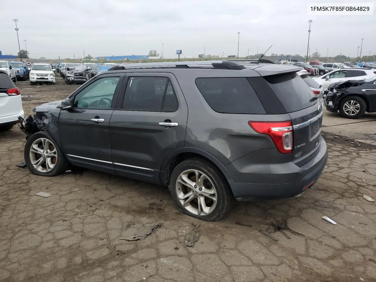 1FM5K7F85FGB64829 2015 Ford Explorer Limited