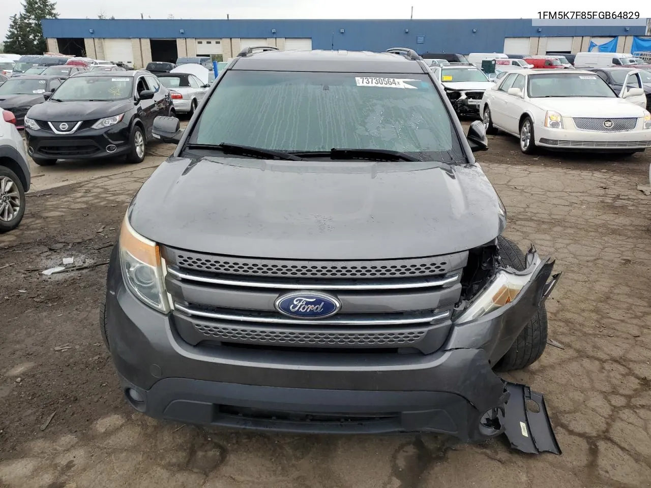 2015 Ford Explorer Limited VIN: 1FM5K7F85FGB64829 Lot: 73730564