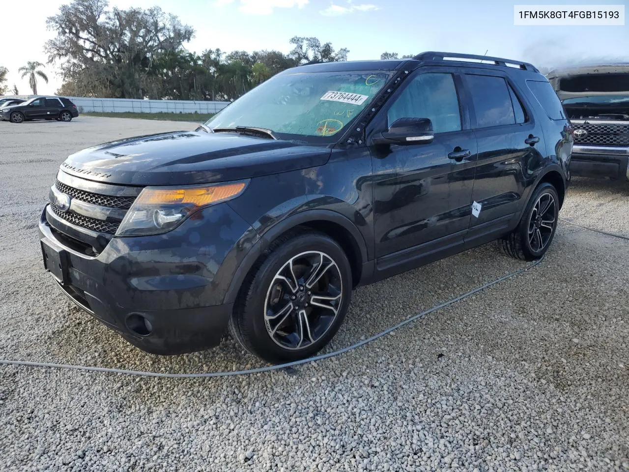 2015 Ford Explorer Sport VIN: 1FM5K8GT4FGB15193 Lot: 73764444