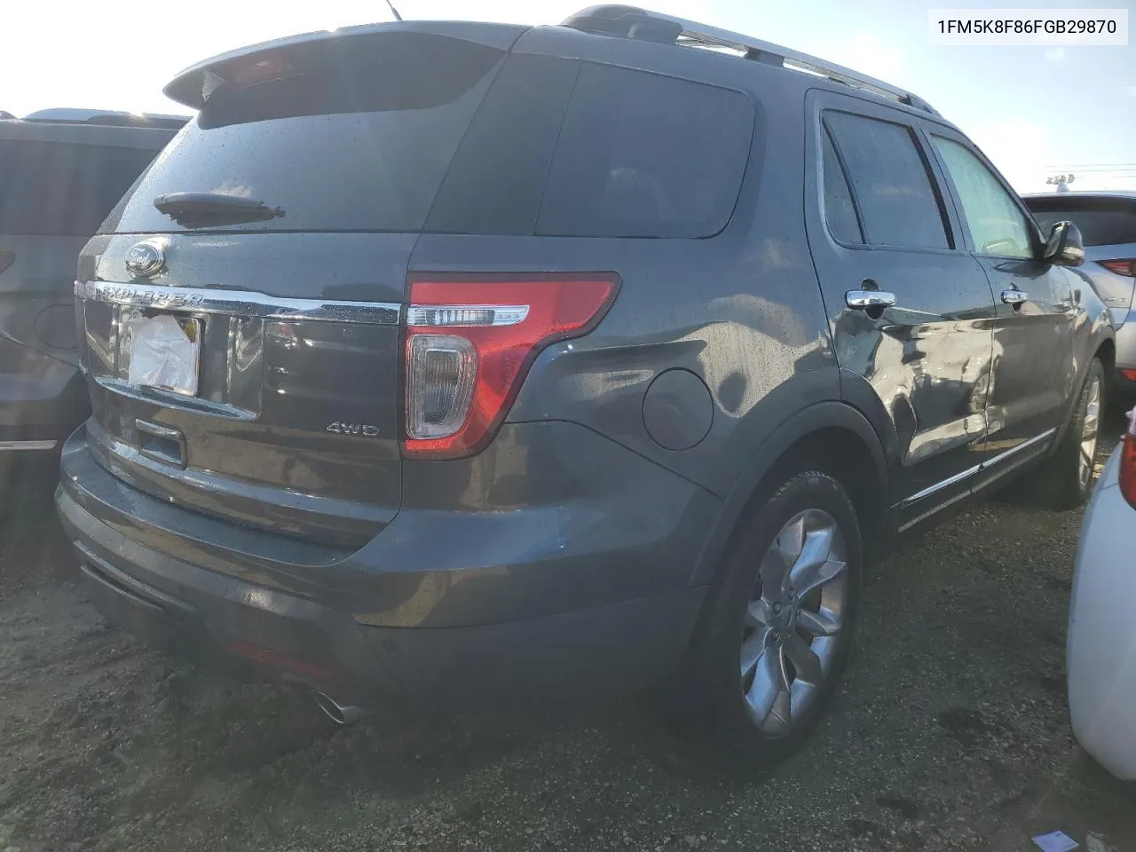 2015 Ford Explorer Limited VIN: 1FM5K8F86FGB29870 Lot: 73836784