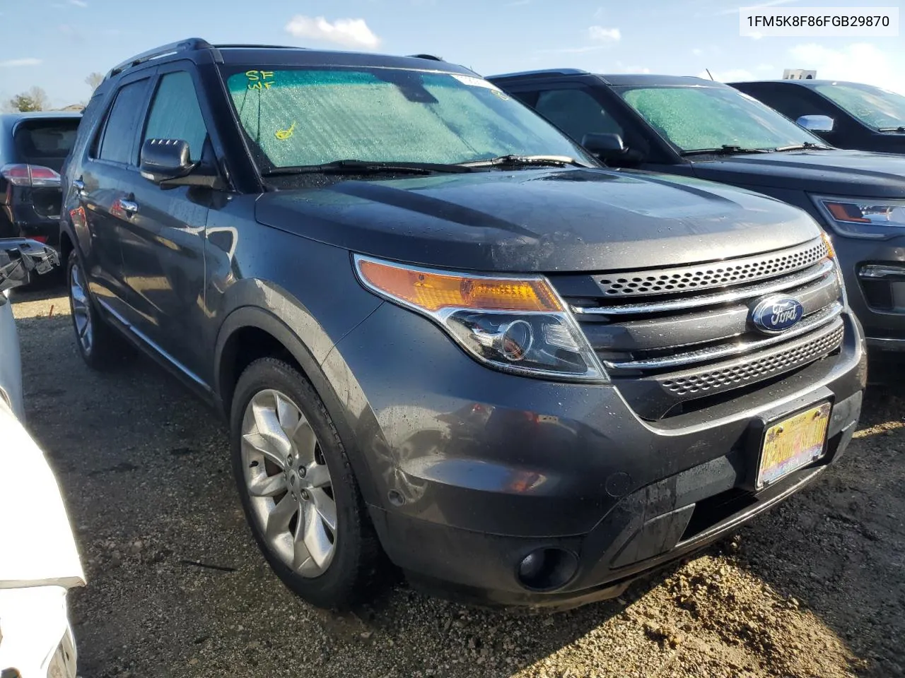 2015 Ford Explorer Limited VIN: 1FM5K8F86FGB29870 Lot: 73836784