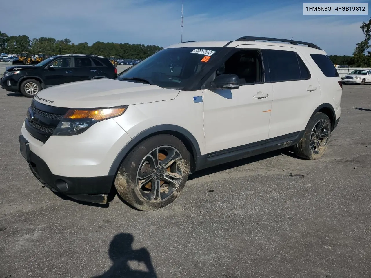 2015 Ford Explorer Sport VIN: 1FM5K8GT4FGB19812 Lot: 73867364