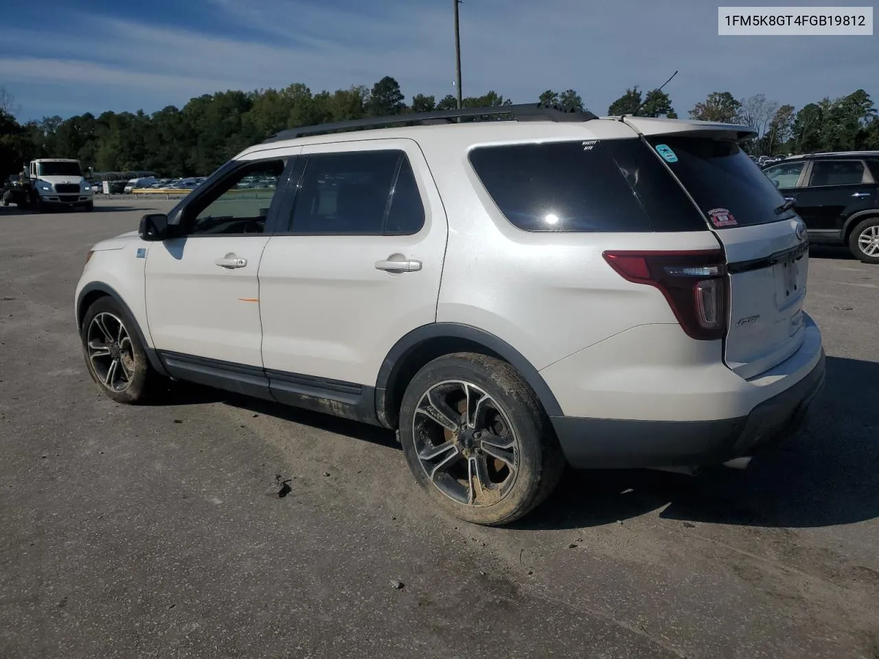 2015 Ford Explorer Sport VIN: 1FM5K8GT4FGB19812 Lot: 73867364