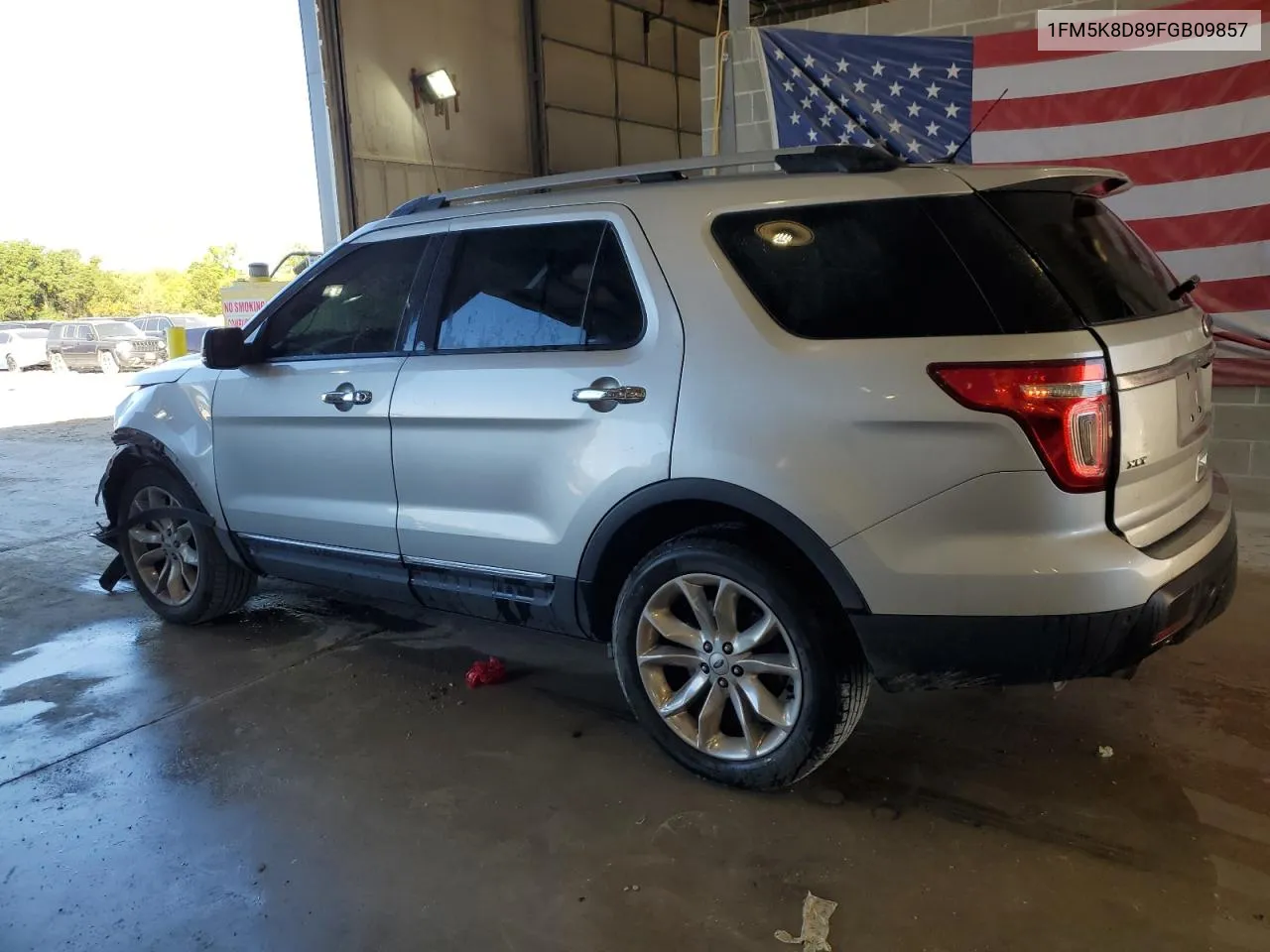 2015 Ford Explorer Xlt VIN: 1FM5K8D89FGB09857 Lot: 73955034