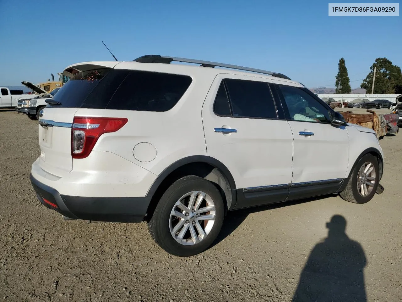 2015 Ford Explorer Xlt VIN: 1FM5K7D86FGA09290 Lot: 74023284