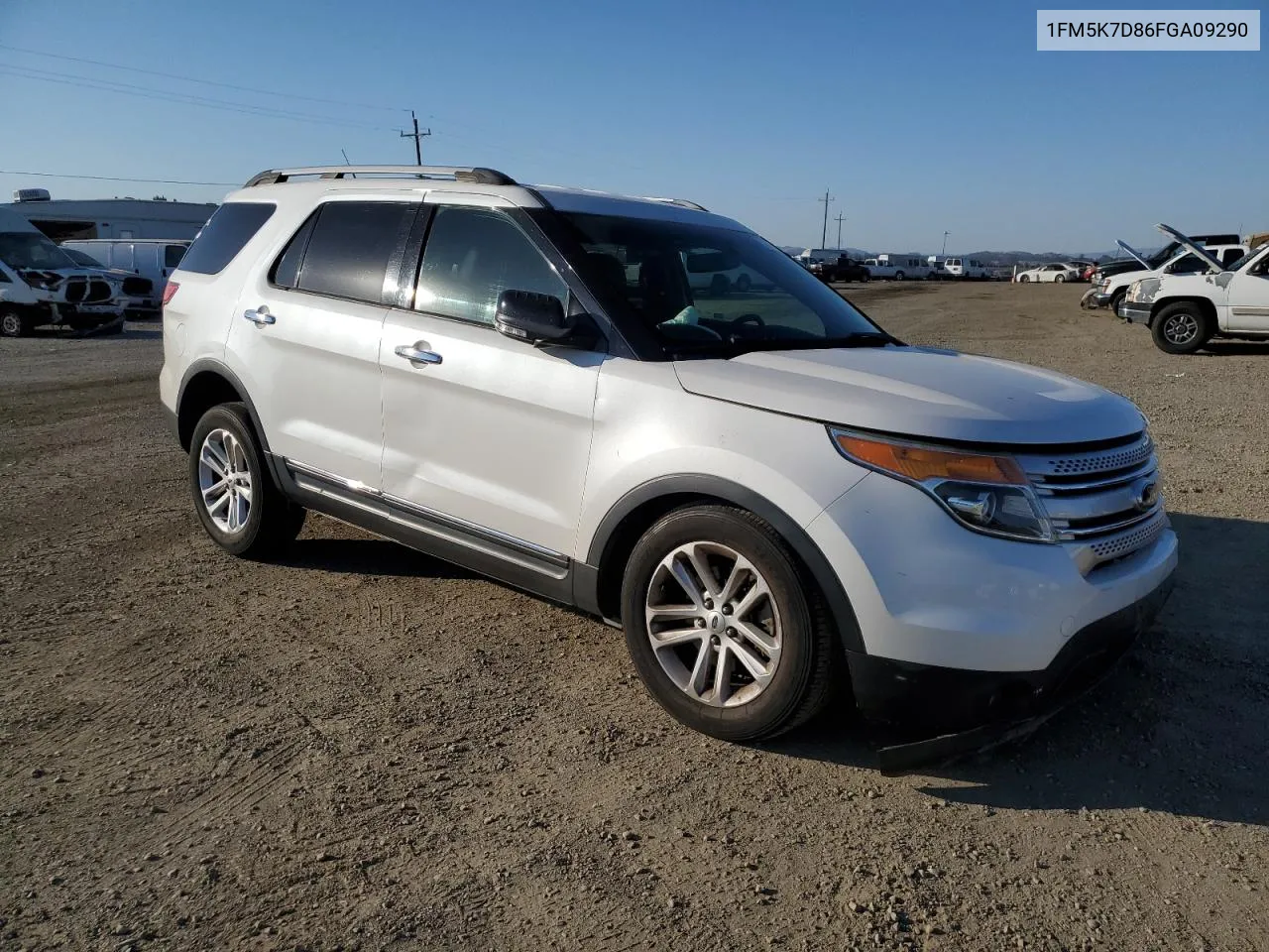 2015 Ford Explorer Xlt VIN: 1FM5K7D86FGA09290 Lot: 74023284