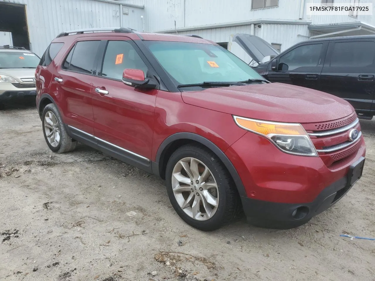 2015 Ford Explorer Limited VIN: 1FM5K7F81FGA17925 Lot: 74029644