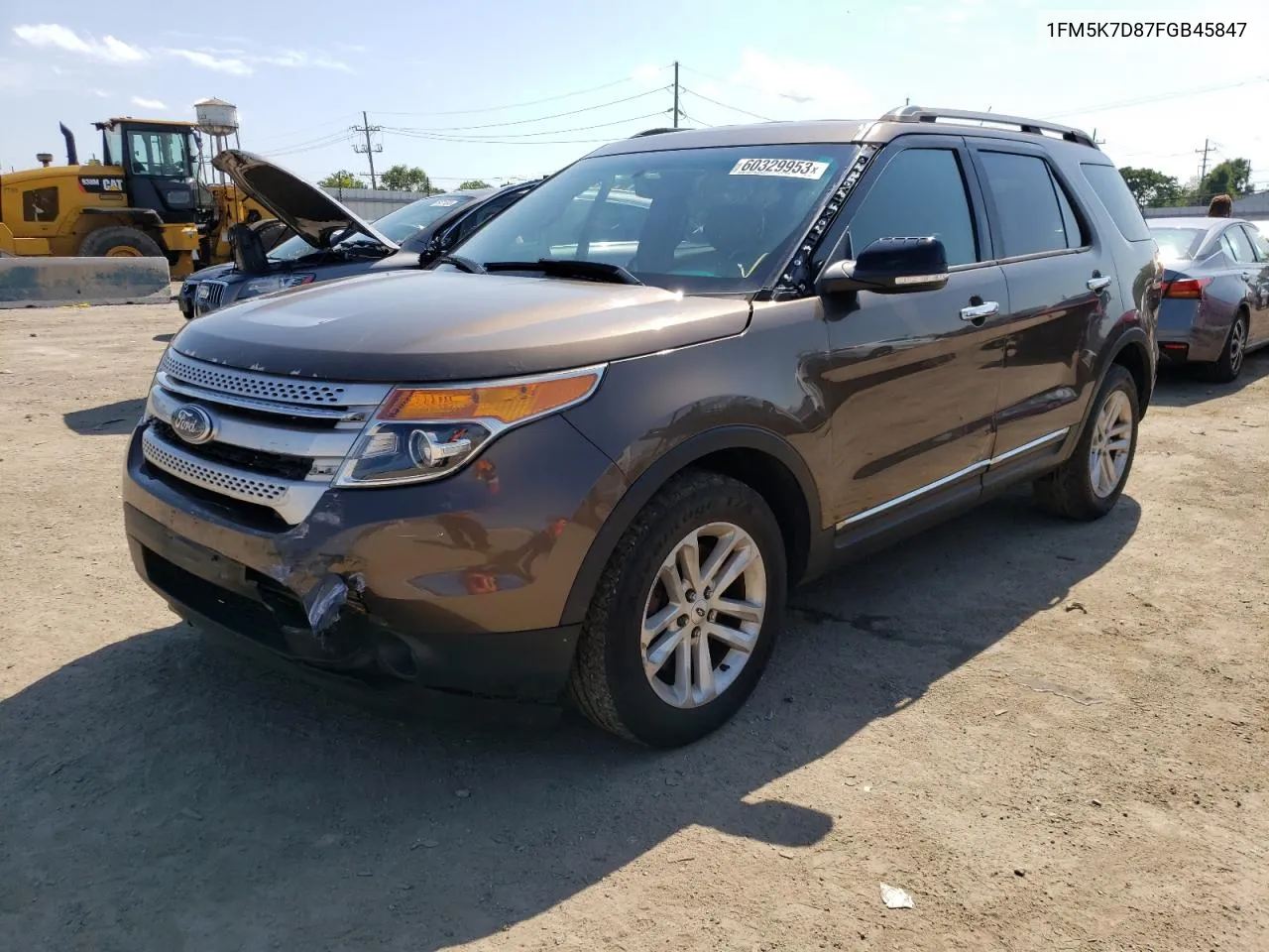 2015 Ford Explorer Xlt VIN: 1FM5K7D87FGB45847 Lot: 74188244