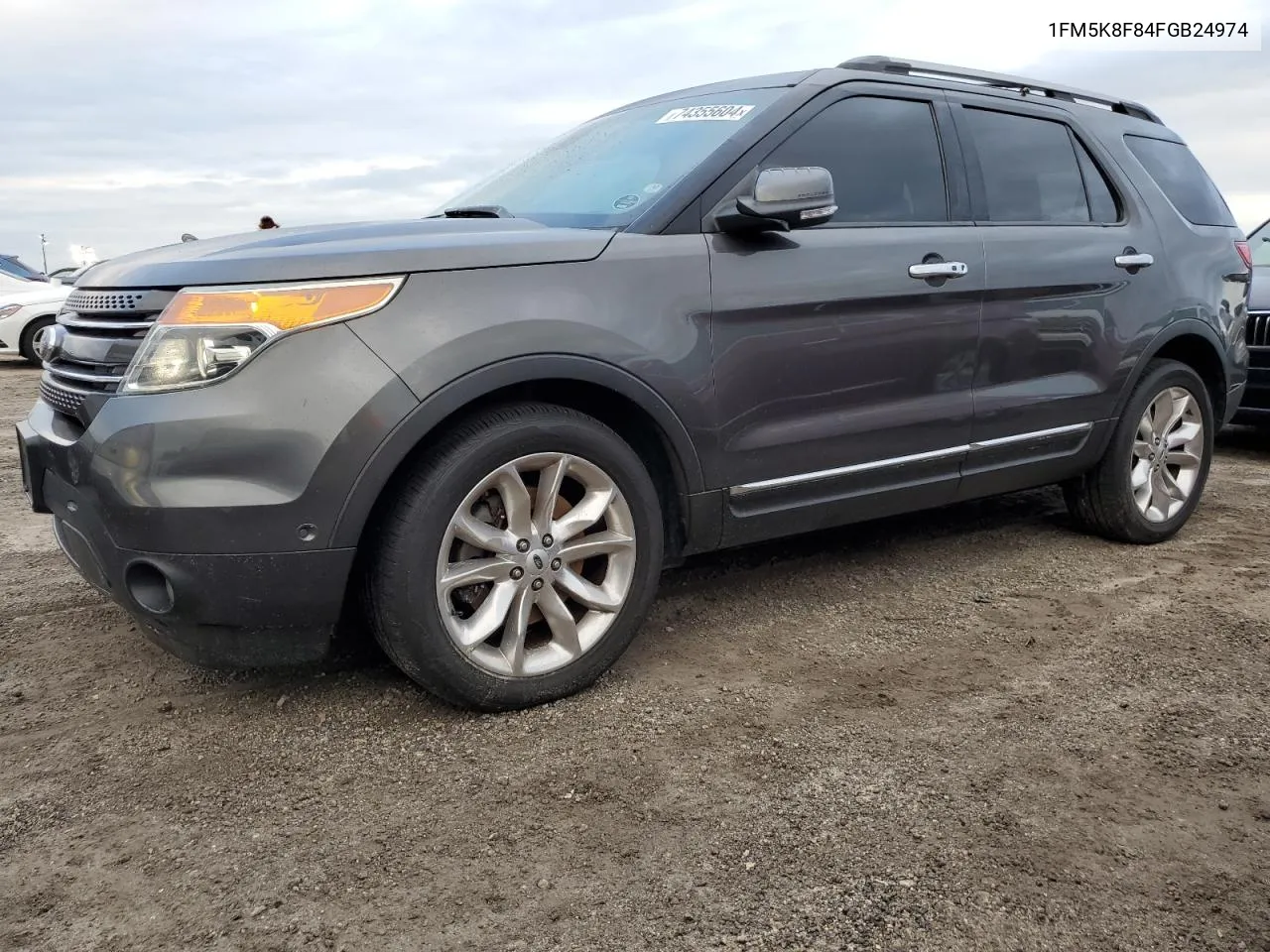 2015 Ford Explorer Limited VIN: 1FM5K8F84FGB24974 Lot: 74355604