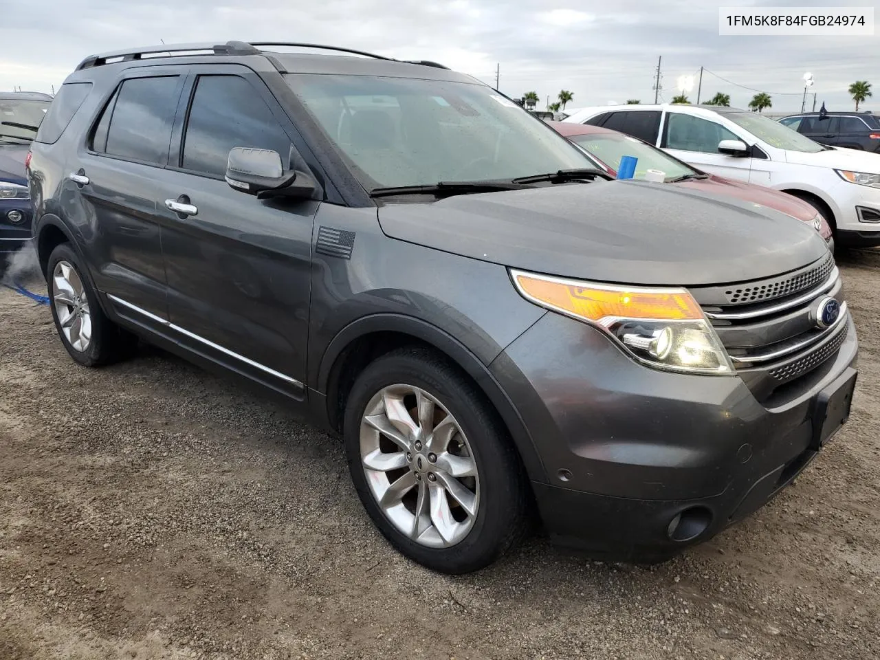 2015 Ford Explorer Limited VIN: 1FM5K8F84FGB24974 Lot: 74355604