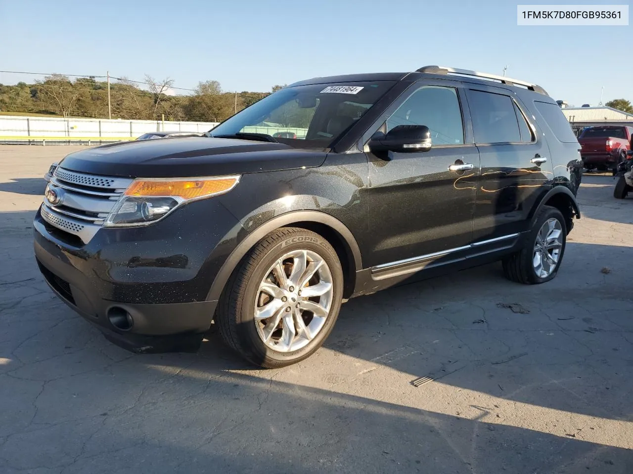 2015 Ford Explorer Xlt VIN: 1FM5K7D80FGB95361 Lot: 74481964