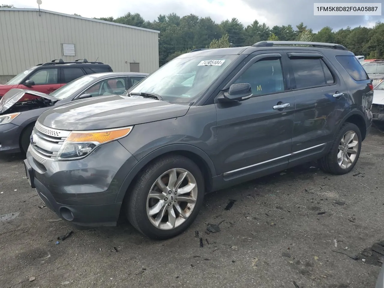 2015 Ford Explorer Xlt VIN: 1FM5K8D82FGA05887 Lot: 74505404