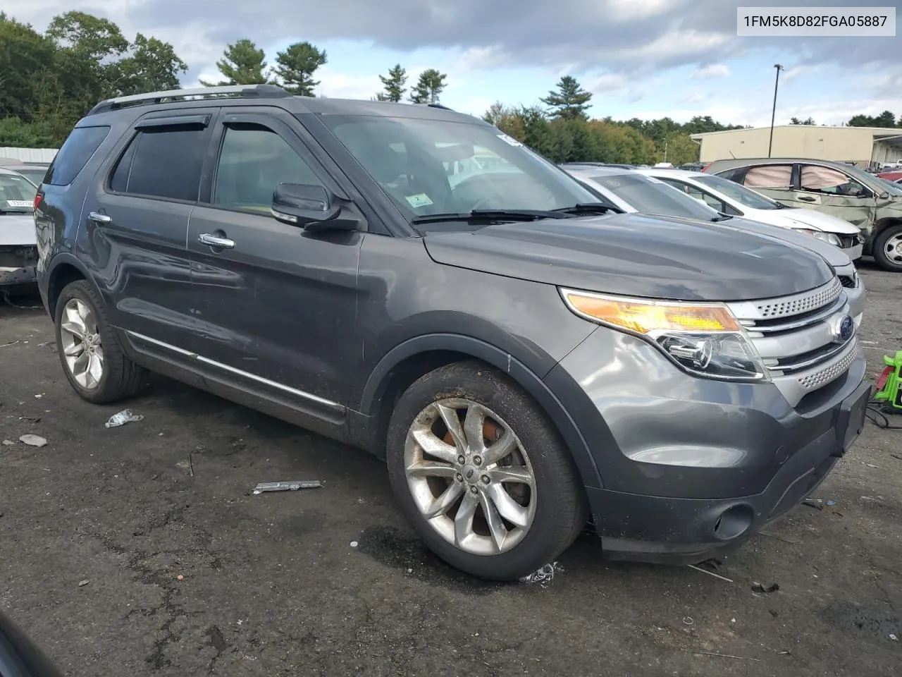 1FM5K8D82FGA05887 2015 Ford Explorer Xlt