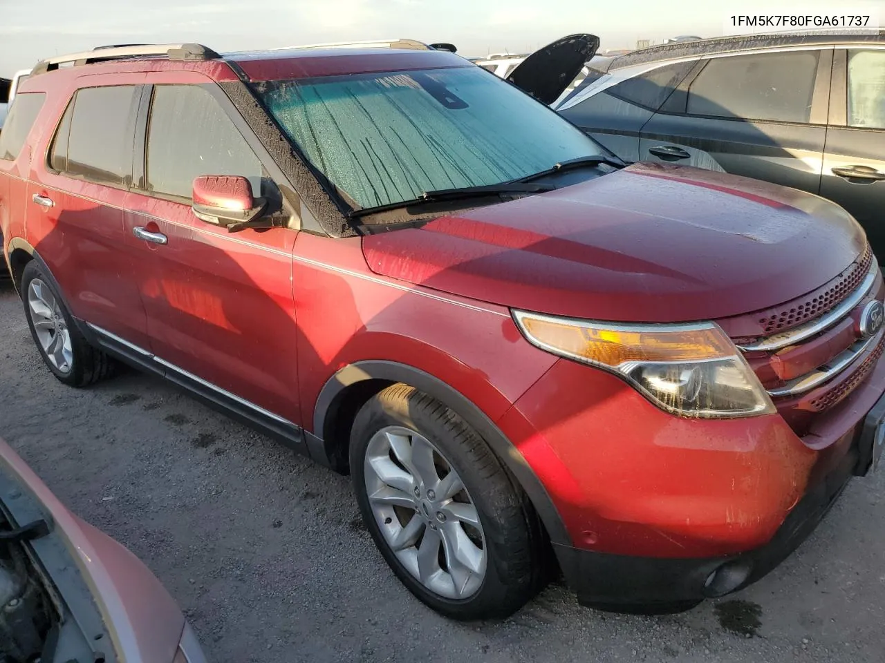 2015 Ford Explorer Limited VIN: 1FM5K7F80FGA61737 Lot: 74528734