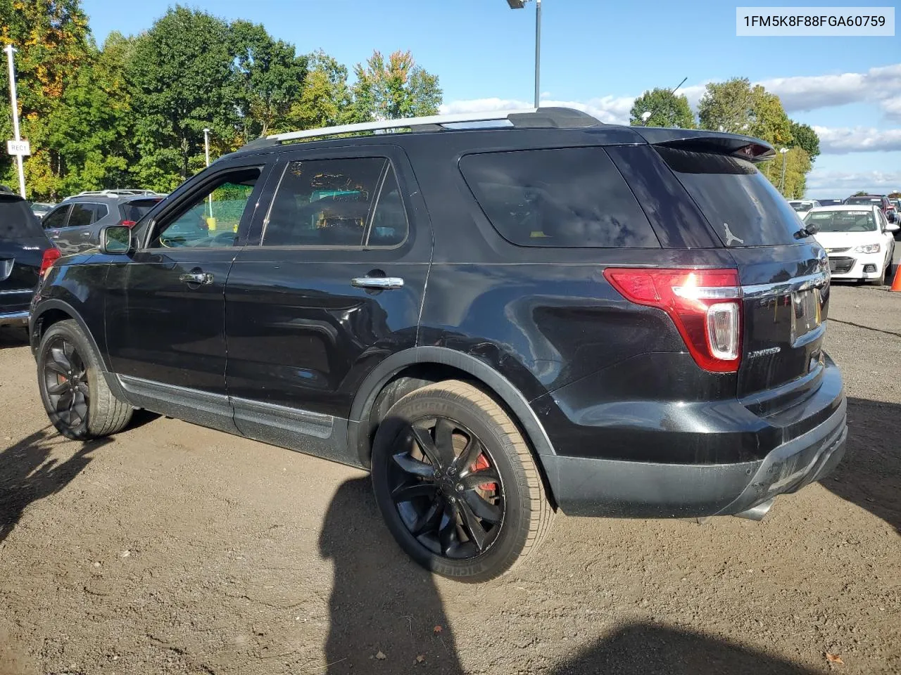 2015 Ford Explorer Limited VIN: 1FM5K8F88FGA60759 Lot: 74534344