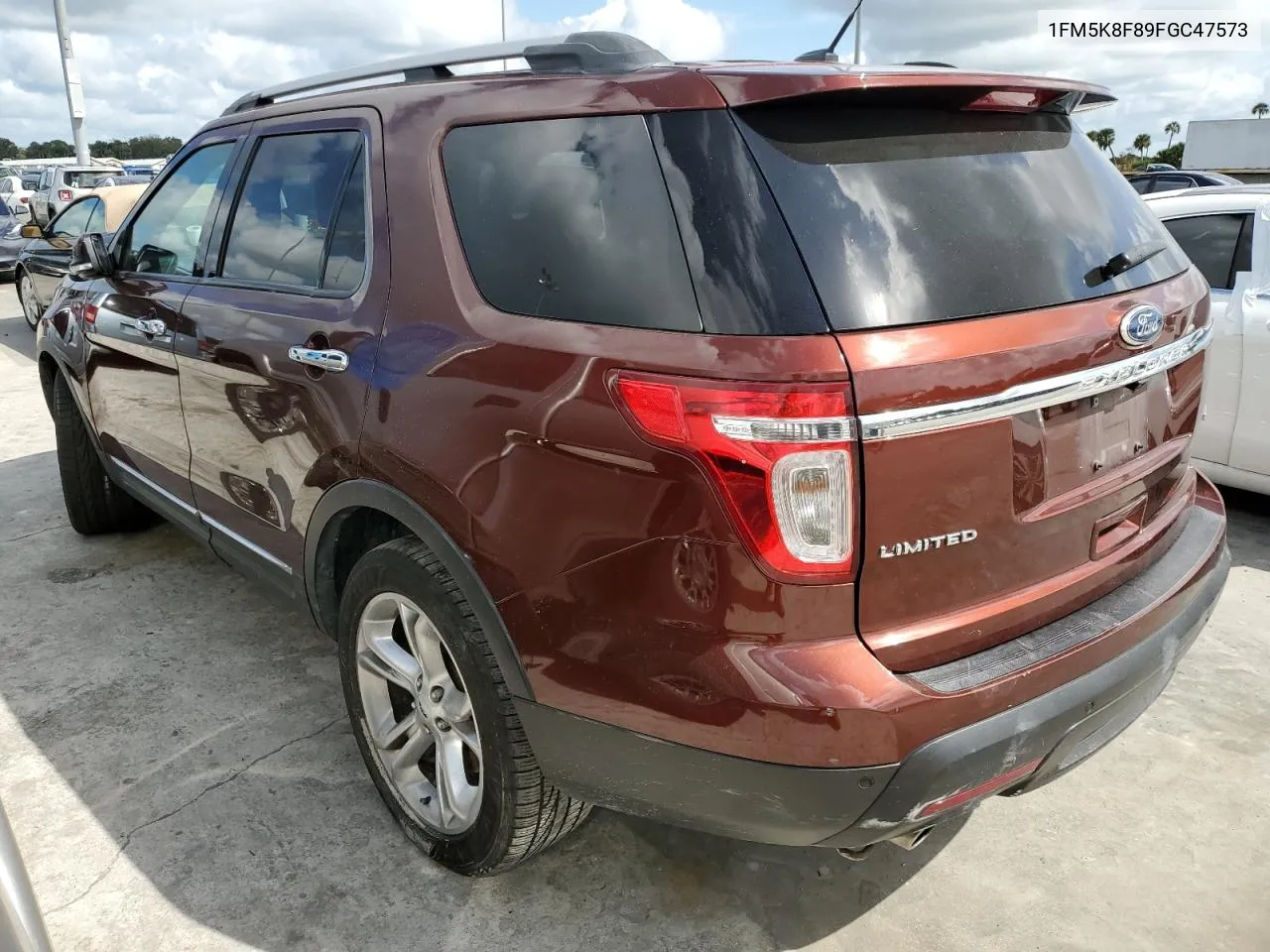 2015 Ford Explorer Limited VIN: 1FM5K8F89FGC47573 Lot: 74670004