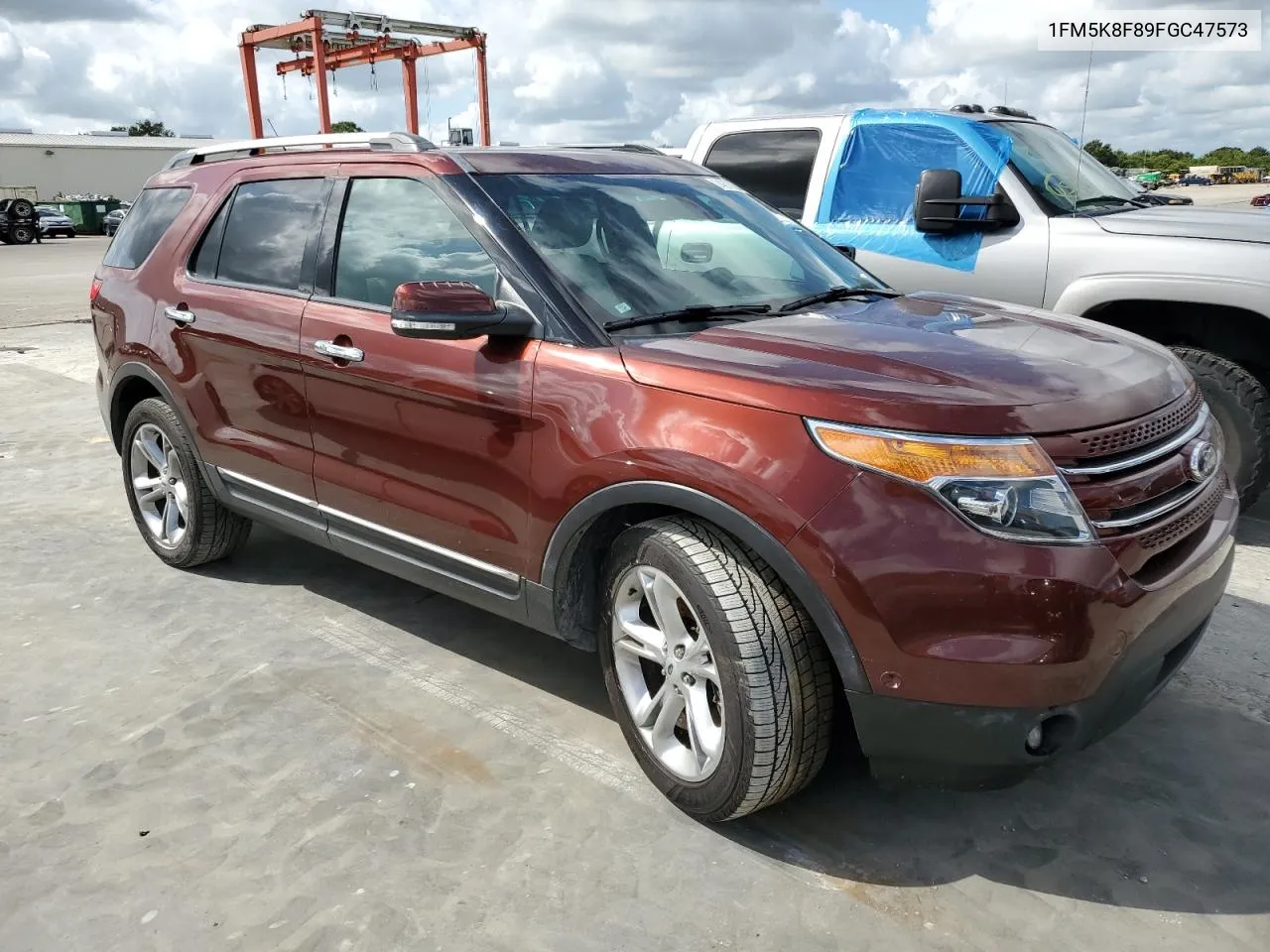 2015 Ford Explorer Limited VIN: 1FM5K8F89FGC47573 Lot: 74670004