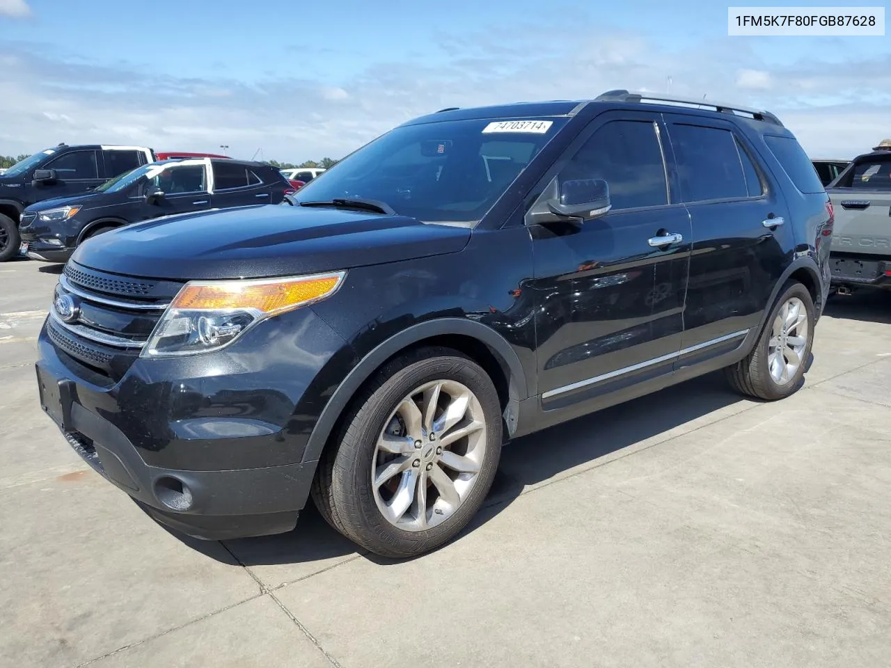 1FM5K7F80FGB87628 2015 Ford Explorer Limited